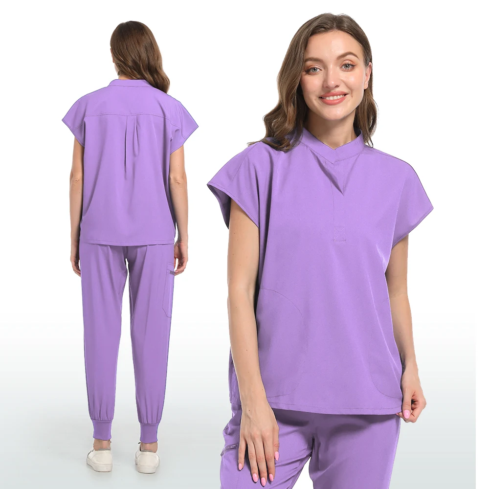 Унисекс медицинская Униформа с коротким рукавом унисекс