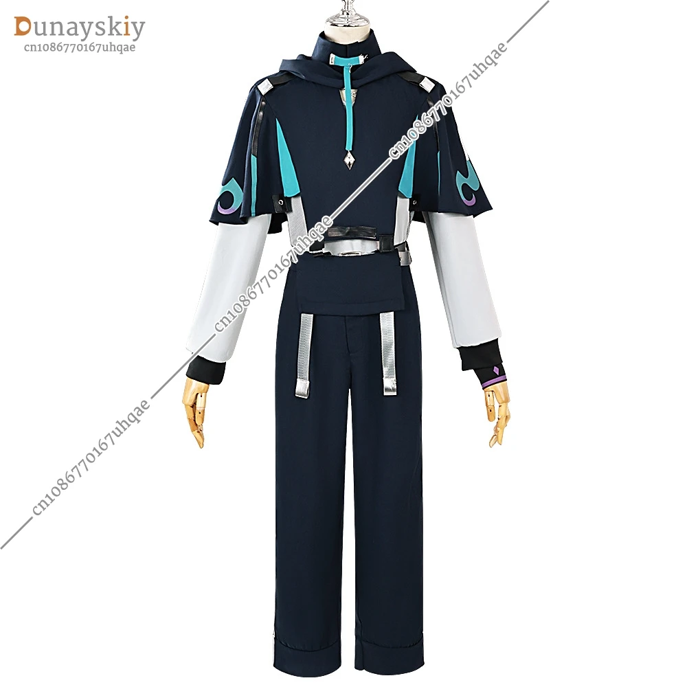 Genshin Impact Game Qiqi Xiao Косплей Костюм Аниме Повседневный наряд Парик Ролевая игра