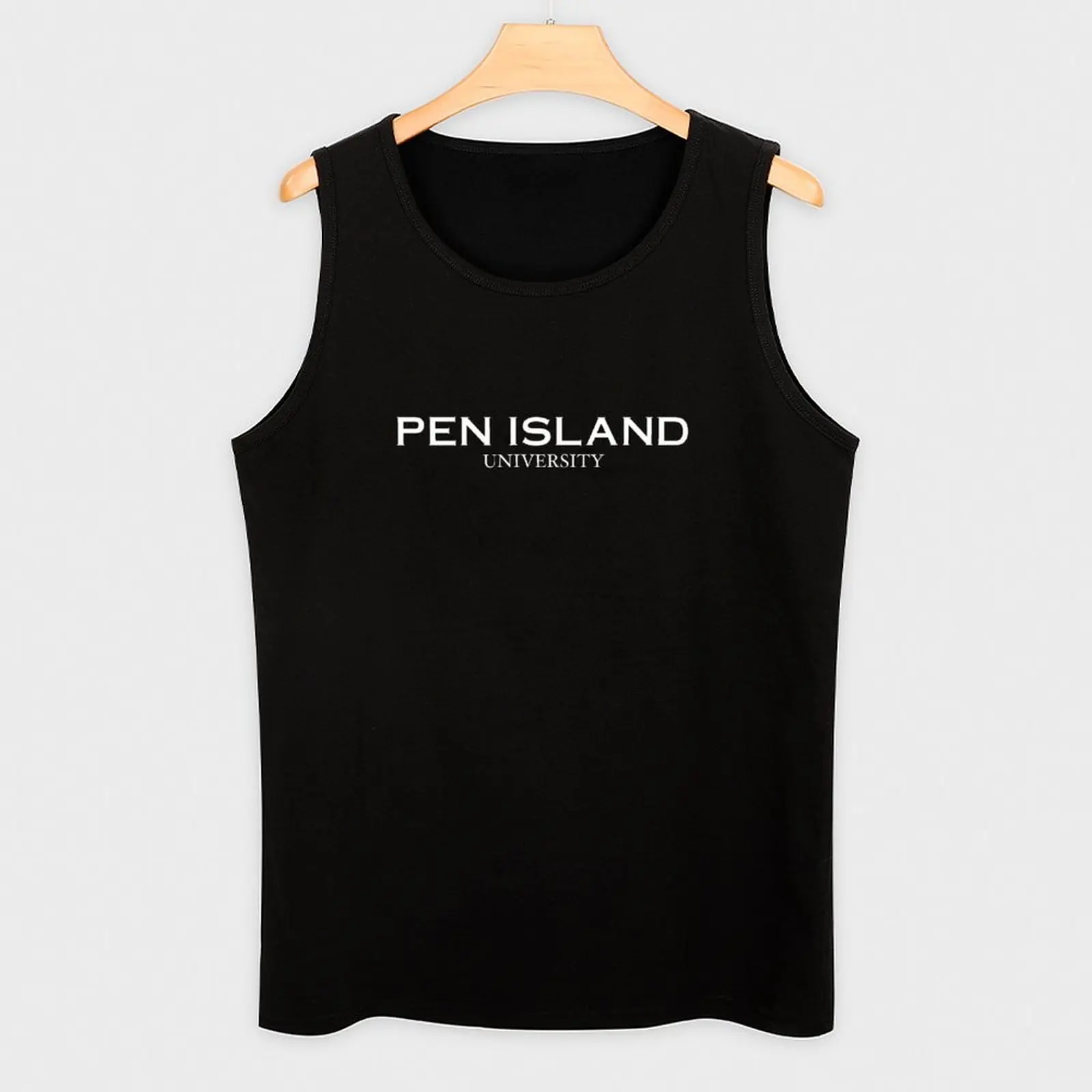 Pen Island University from BlueyCapsules Webcomic Tank Top Мужская спортивная футболка футболки