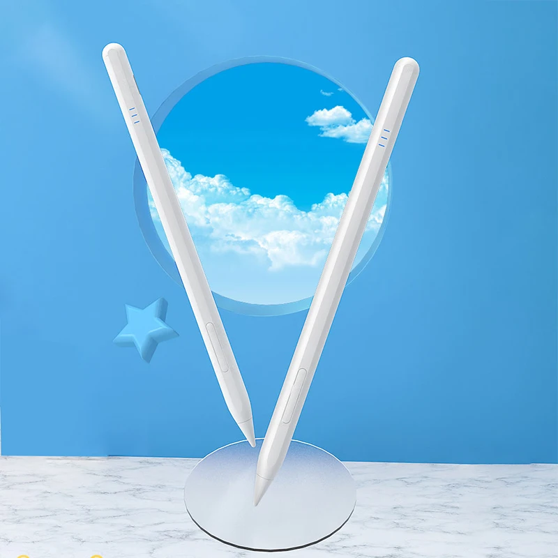 

For iPad Pencil Stylus Pen For iPad Pro 11 2018 - 2020 12.9 2019 Mini 5 Bluetooth-compatible Touch Pen for Air4 Capacitive Pen