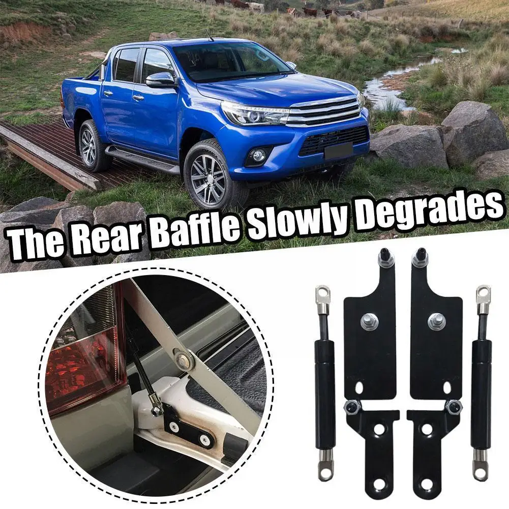 

Аксессуары для пикапа Toyota Hilux GUN125 Revo 2015-2019, амортизационные инструменты для задней двери, стойки из нержавеющей стали, вспомогательный газовый автомобиль Sl I5D2