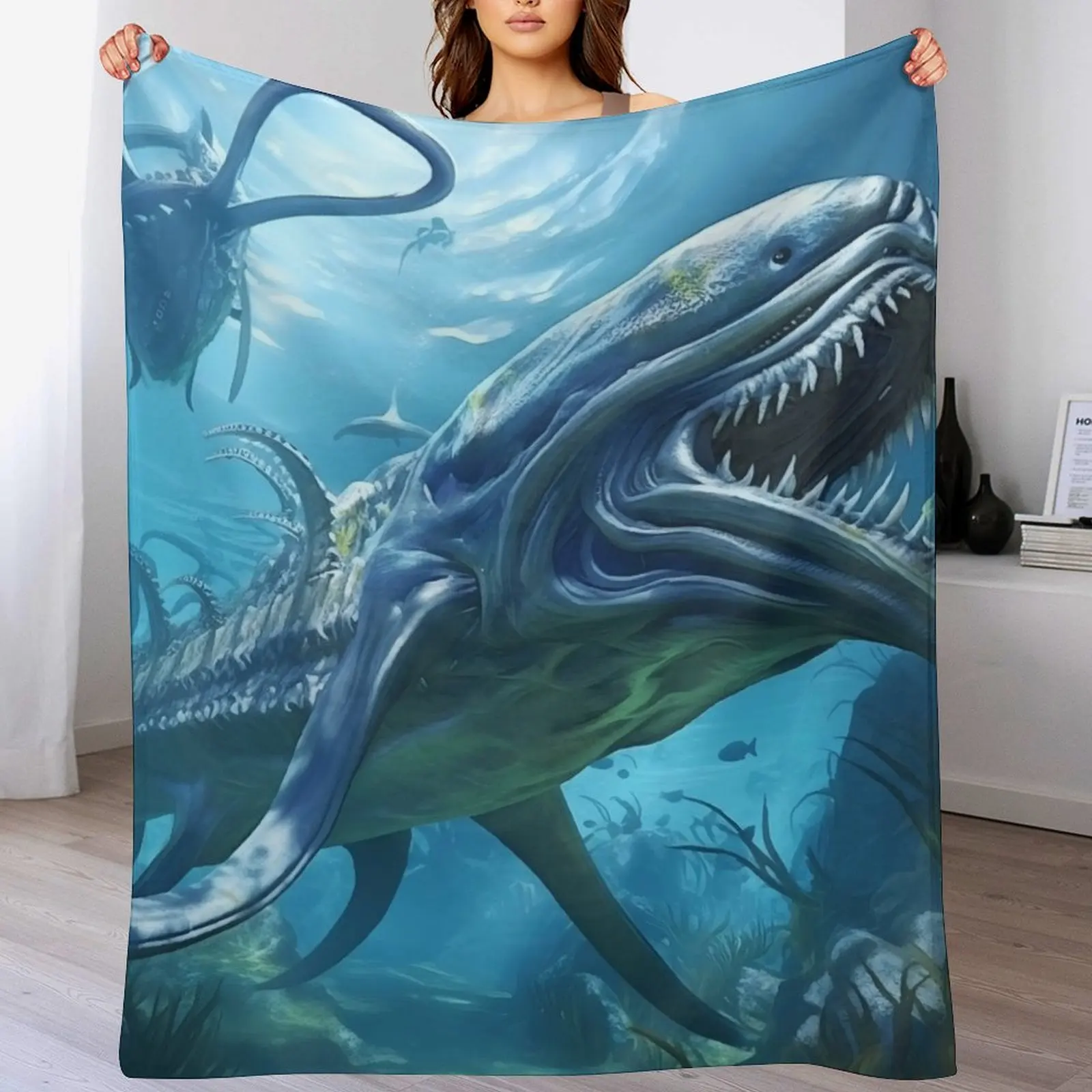 Одеяло Subnautica Leviathan декоративное роскошное одеяло для дивана