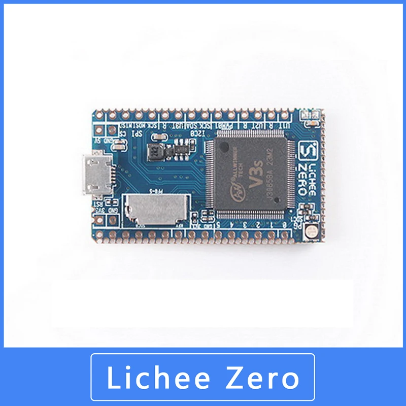 

Lichee zero V3S Allwinner V3S ARM Cortex-A7 Core CPU Linux Development Board 512Mbit DDR2 Integrated RGB LCD DIY Kits