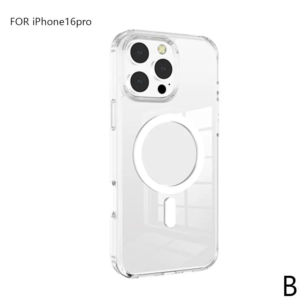 Для IPhone16 16pro 16promax мобильный телефон чехол Прозрачный Мощный Телефон Чехол