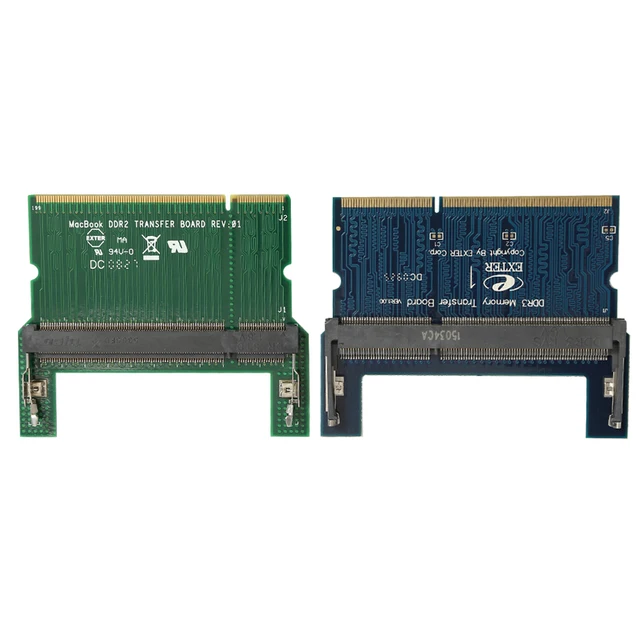 DDR2/DDR3 Laptop SO DIMM to Desktop DIMM Adapter Memory RAM Adapter Card Computer Component Accessories Add On Cards 1