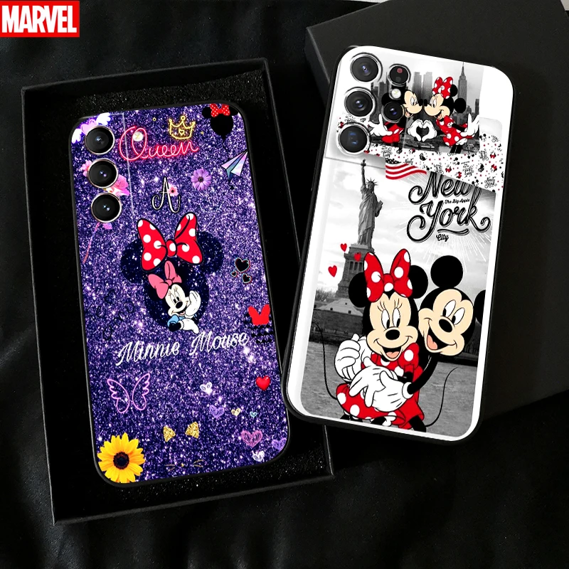 

Mickey Minnie Mouse Cartoon Phone Case For Samsung Galaxy S22 S21 S20 S10 10E S9 S8 Plus S22 S21 S20 Ultra FE 5G Funda Carcasa