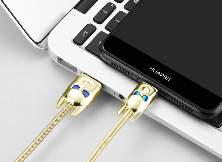 HOCO U30 Shadow Дата-кабель USB 2.4A для Type-C 1.2м | Мобильные телефоны и аксессуары