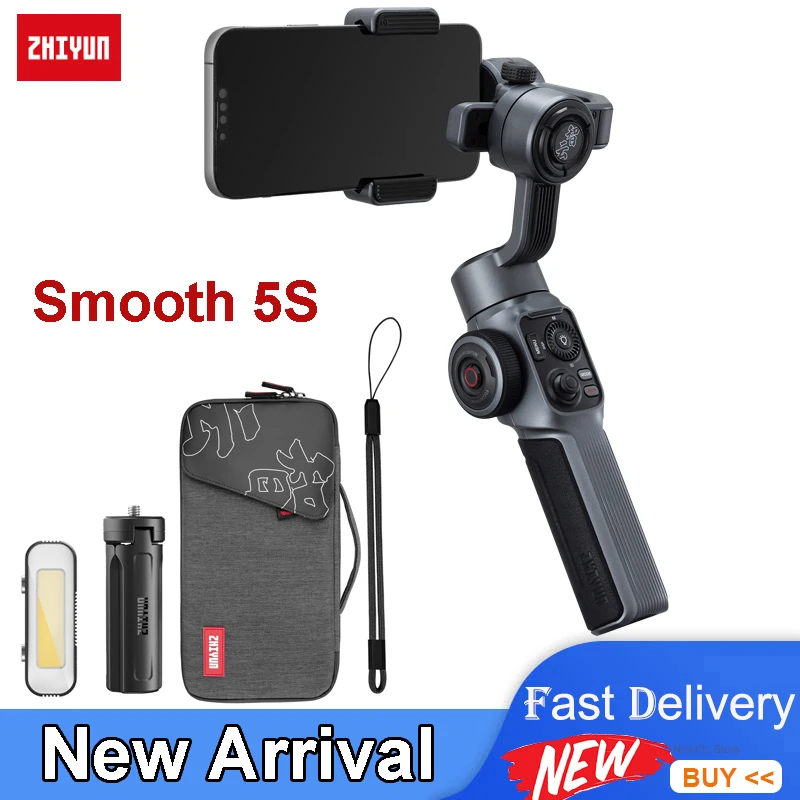 

Новый Гладкий Ручной Стабилизатор ZHIYUN, 3-осевые стабилизаторы для смартфонов iPhone 14 Pro Max/iPhone 13/Xiaomi/VS DJI OM 6/ OM5