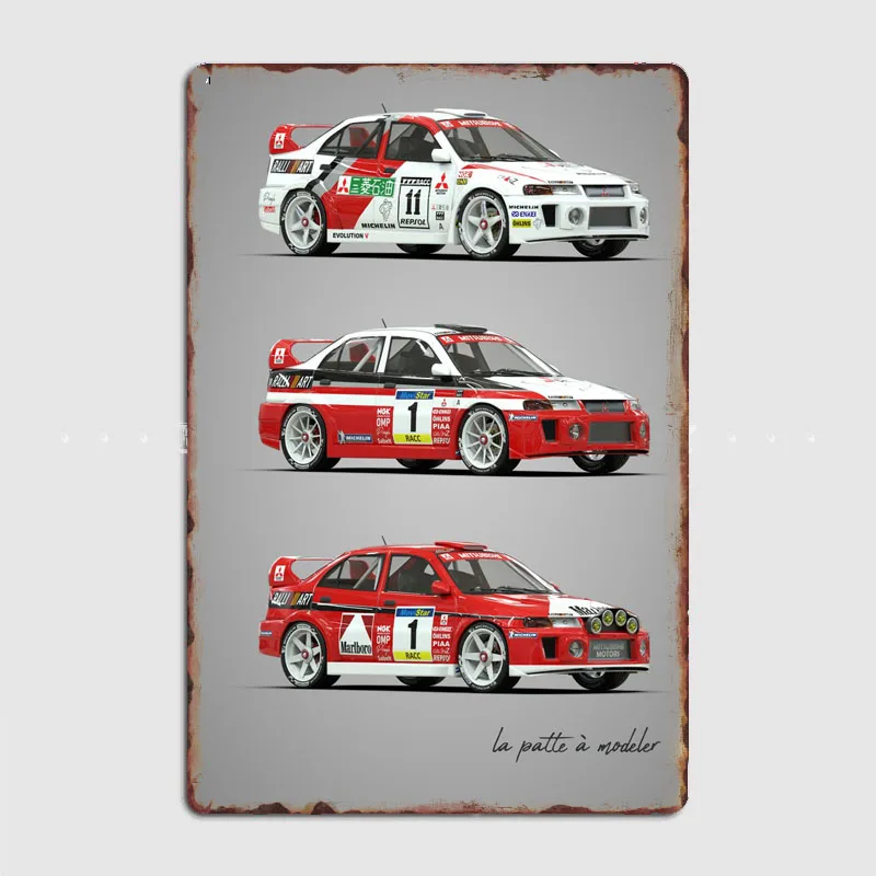 

Металлический знак Lancer Evo V Rally Cars