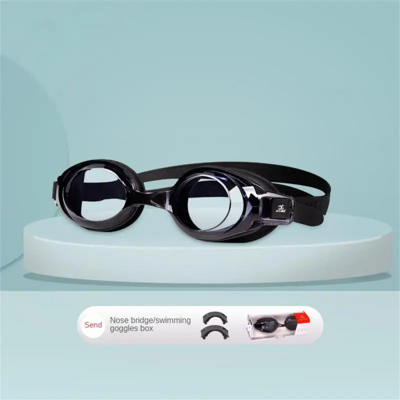 

Waterproof Swimming Goggles Resin Material Anti-fog No Eye Pressure Wide Angle Hd Swimming Goggles Anti-fog Goggles 0°-900° Fit
