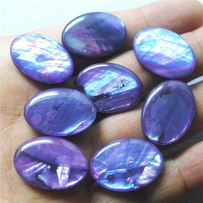 10 шт. бумажные кабошоны овальной формы 18 х25 мм