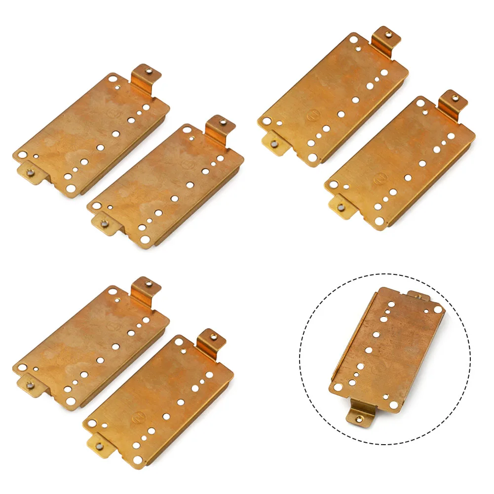 2 шт латунный хамбакер 50 мм Шея 52 Базовая пластина моста для электрогитары