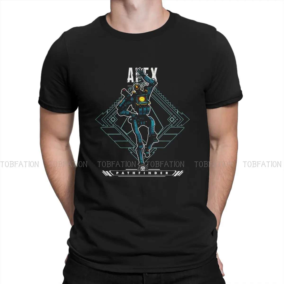 

Apex Legends Pathfinder AL Tshirt Homme Men Clothes 4XL 5XL 6XL 100% Cotton T Shirt