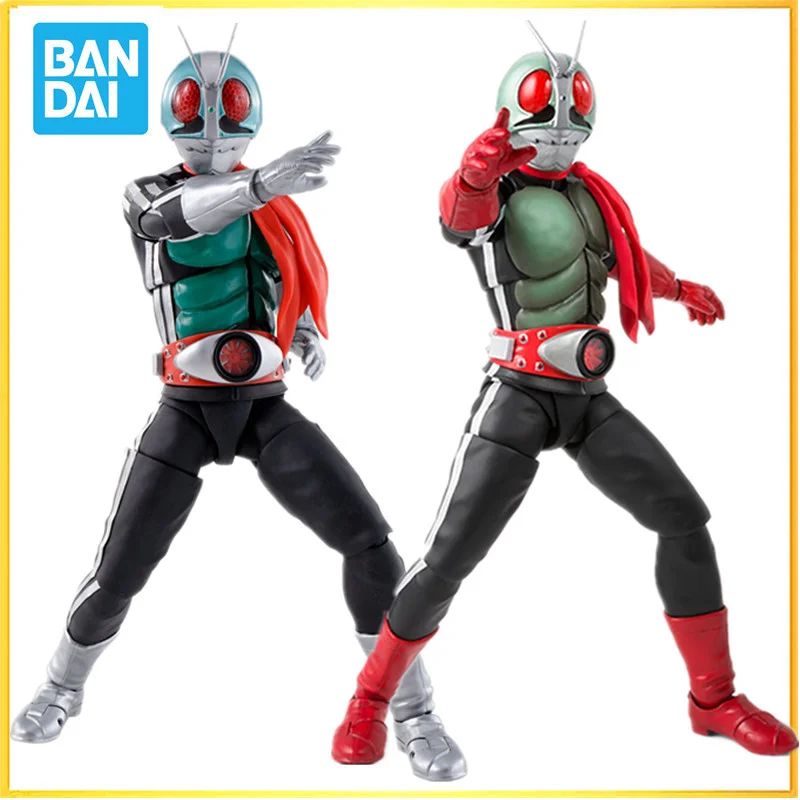 

In stock Original BANDAI S.H.Figuarts SHF Shinkocchou Seihou Action Figure - Masked Kamen Rider 2 1 (New) 50th Anniversary Ver