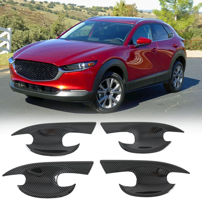 Для Mazda Cx30 Cx-30 Cx 30 2019 2020 Наружная ручка двери автомобиля чаша крышка обрезанная