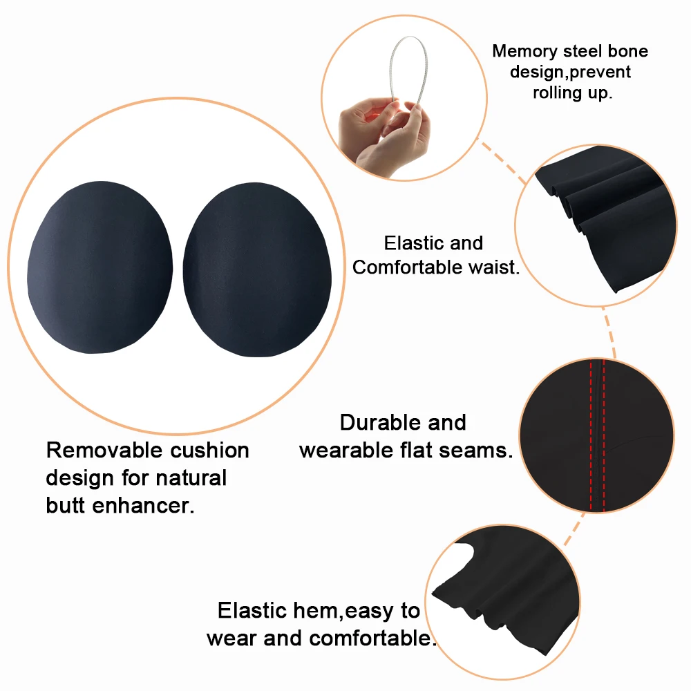 SEXYWG Shapewear Butt Lifter Hip Panties Women Hip Enhancer Hip Shapewear Panties with Pads Body Shaper Push Up Panties