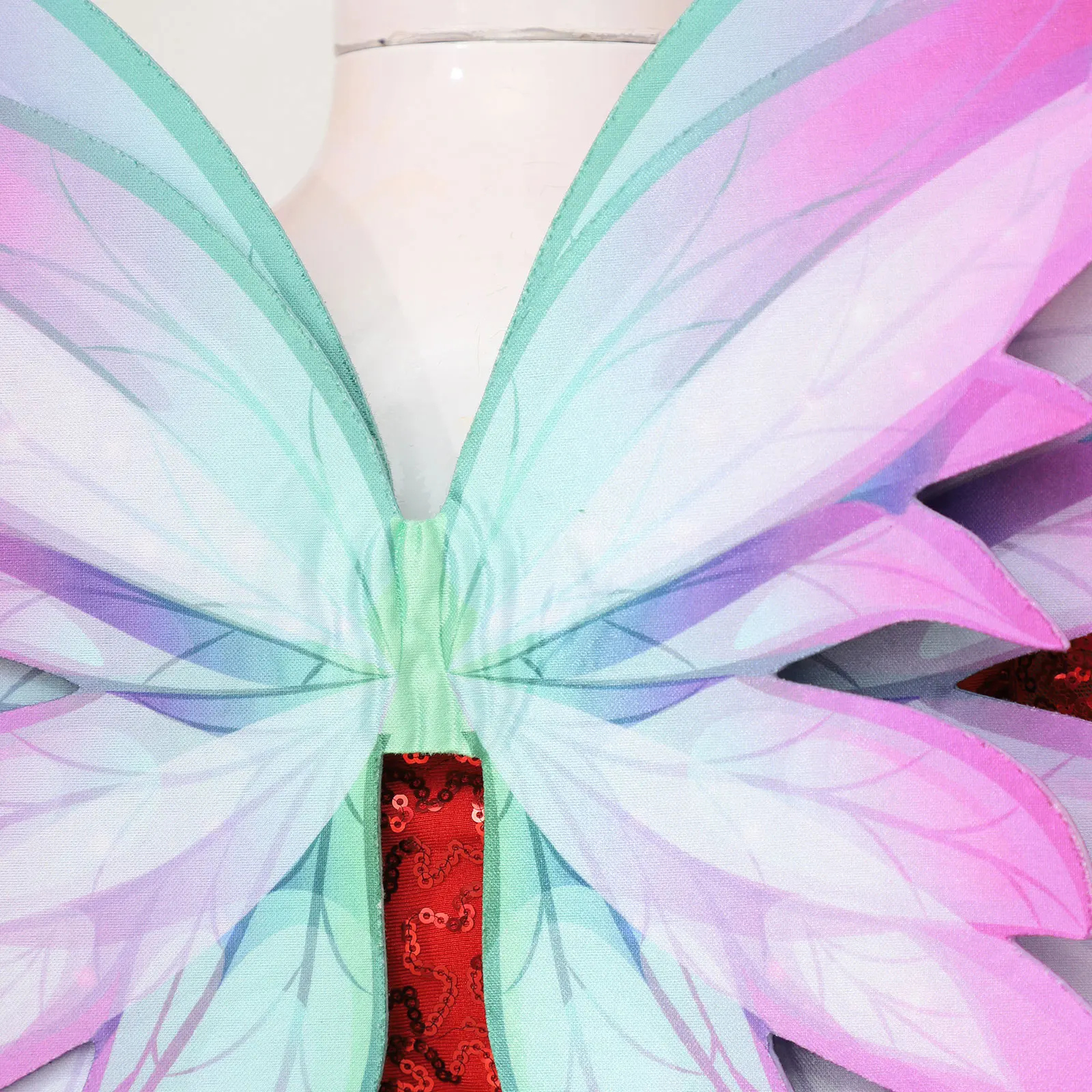 Принцесса Фея Градиентные Крылья Бабочка Эльфа Детское Платье на Хэллоуин