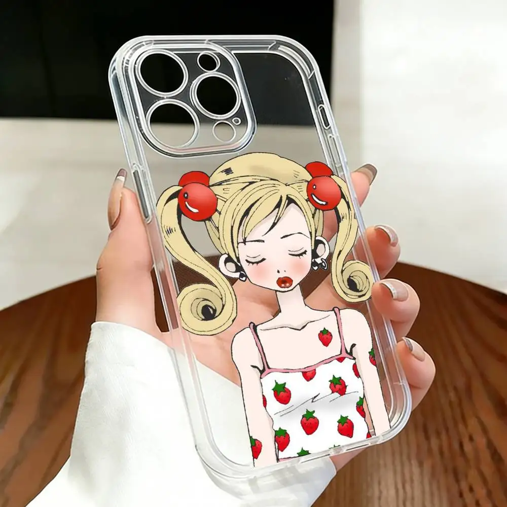 Чехол Kouda M-Mikako для iPhone 17 16 15 14 13 12 11 Mini Pro Max Plus, прозрачная накладка (art.: 3920daaef9eb3) - 3920daaef9eb3