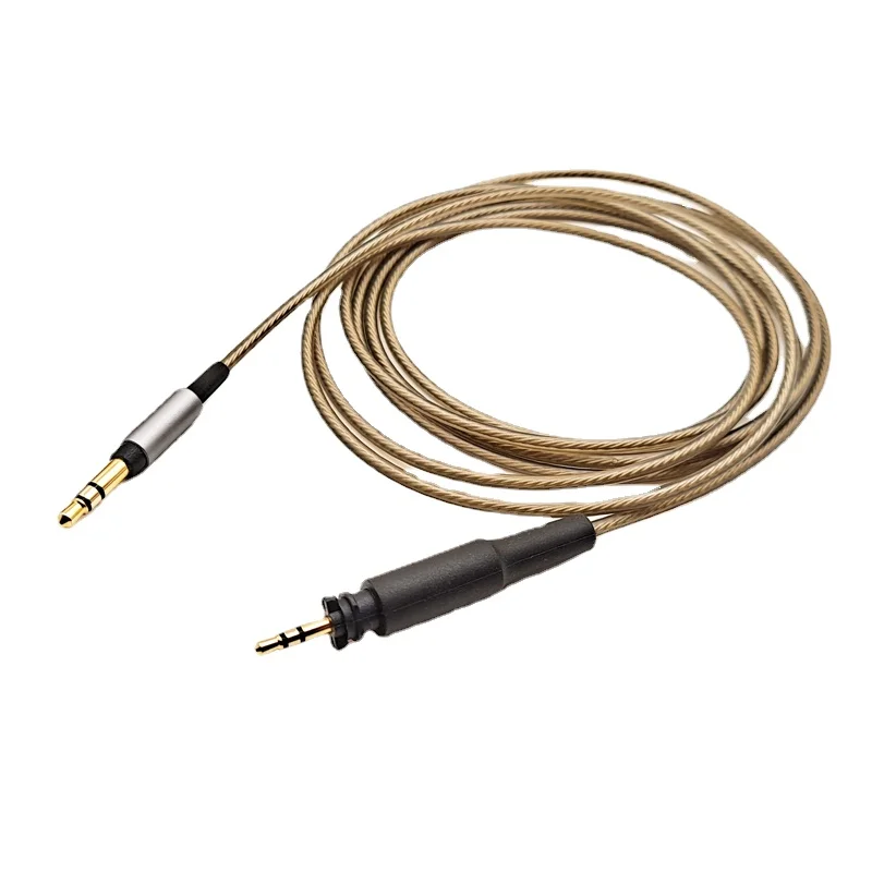 

Headphone cable For Shure SRH840A SRH440A 4 cores silver-plated wire headphone upgrade wire 3.5mm to 2.5mm