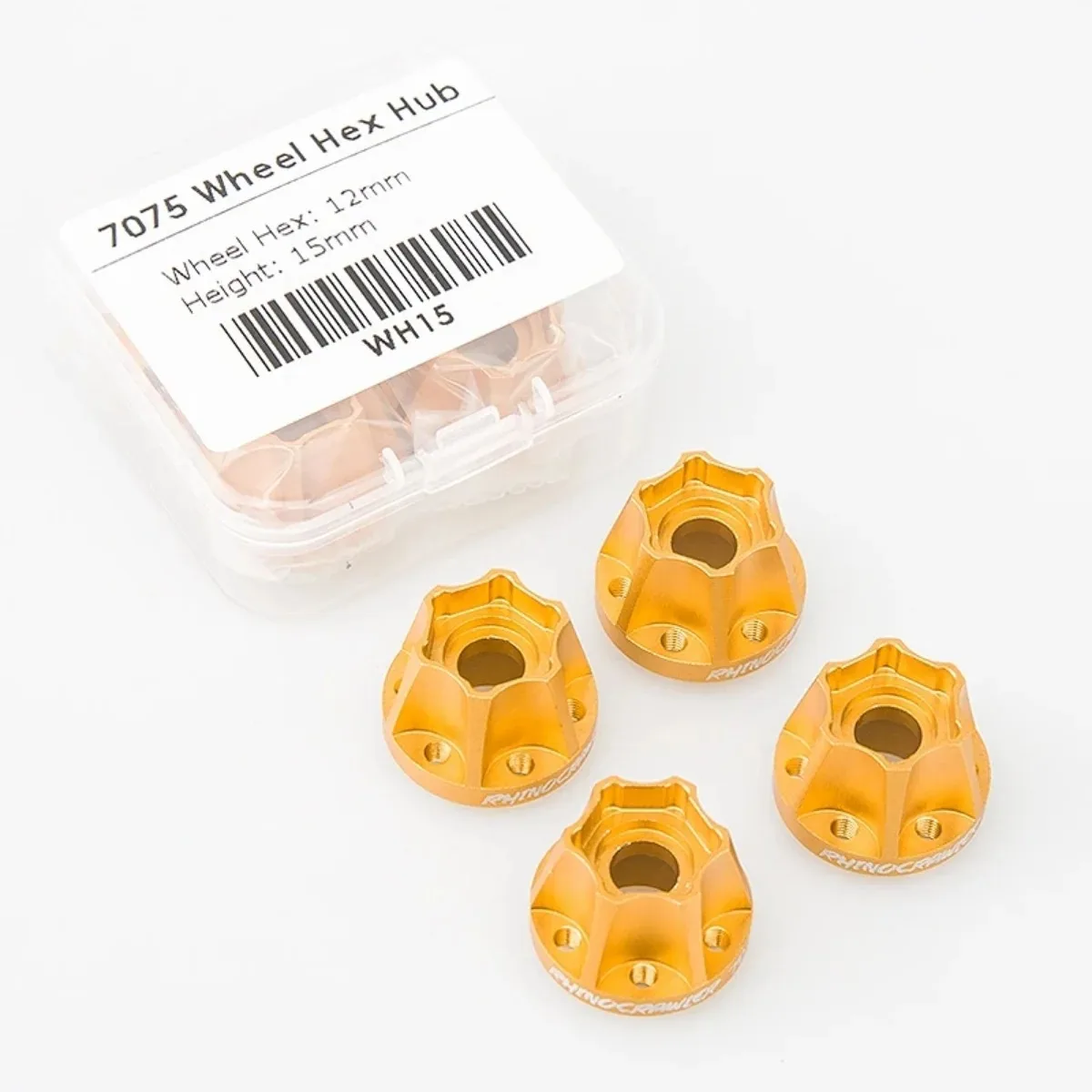 Rhinocrawler 4 шт. RC шестигранная втулка 6 мм 9 12 15 18 22 для 1/10 гусеничных колес 1 2 осевых SCX10