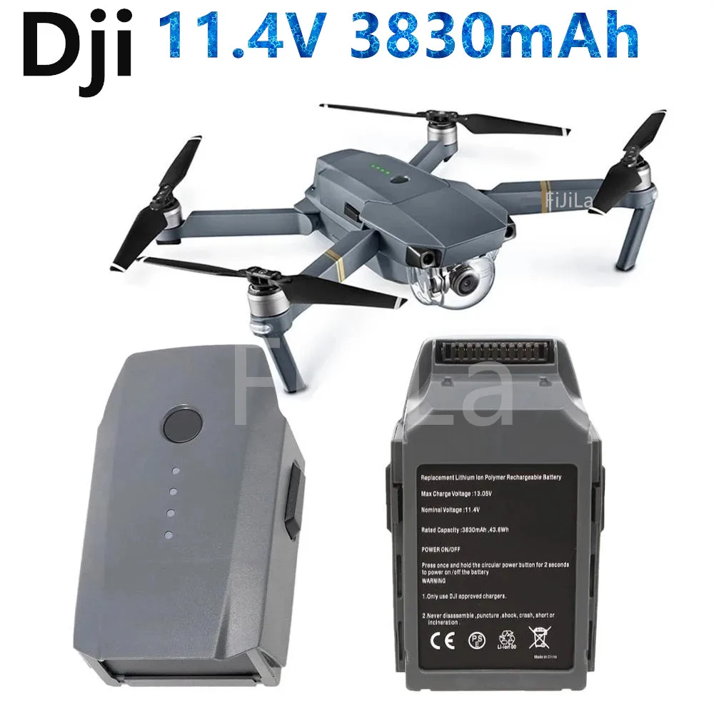

For dji mavic pro battery max 30-min flights time 3830mah for mavic pro drone intelligent flight batteries