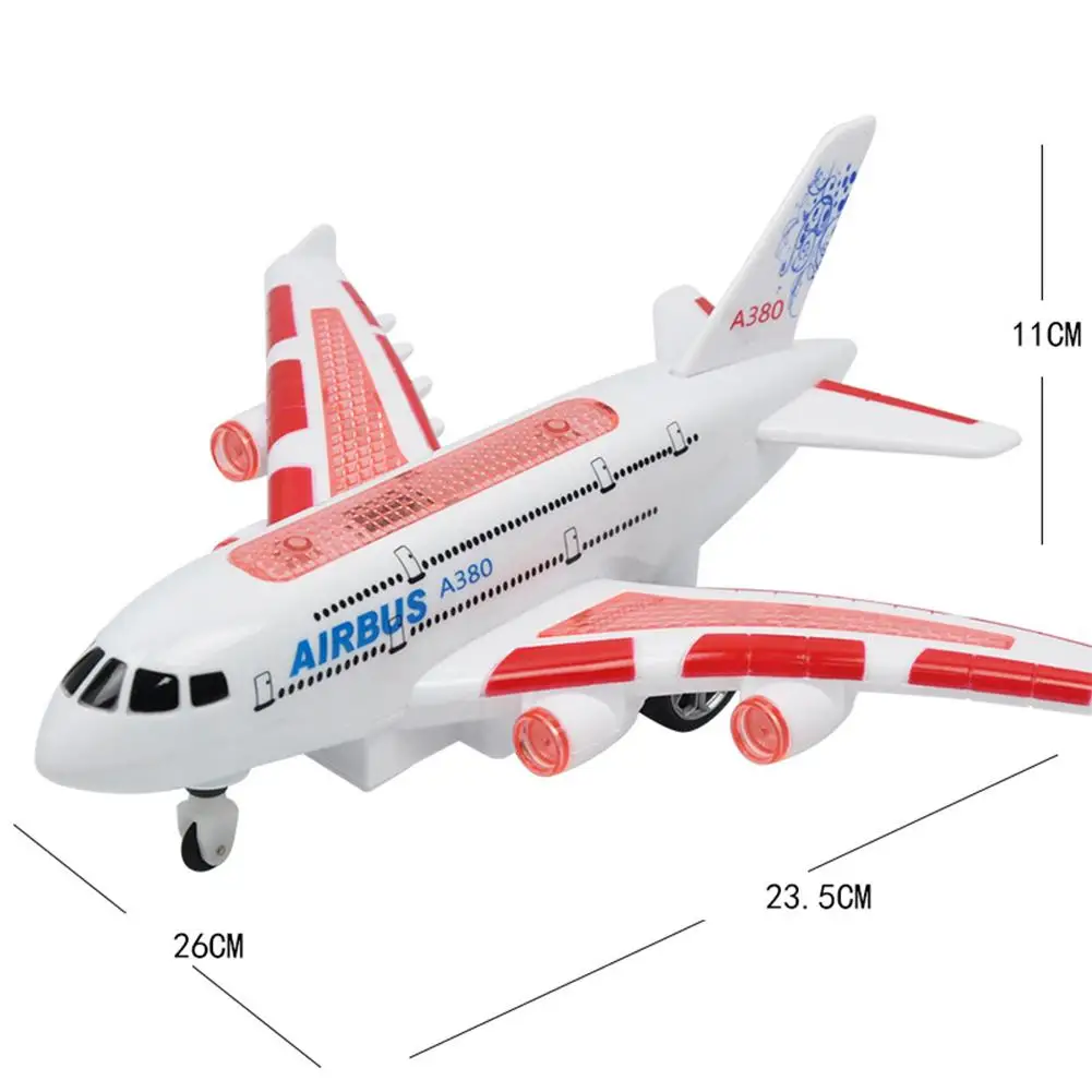 A380 Airbus Toys RC Airplane With Music Lights Large Electric-Remote-Control-Airplane Toy enlarge