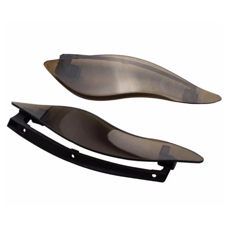 Дефлектор воздуха на лобовое стекло мотоцикла с боковым крылом регулируемый для