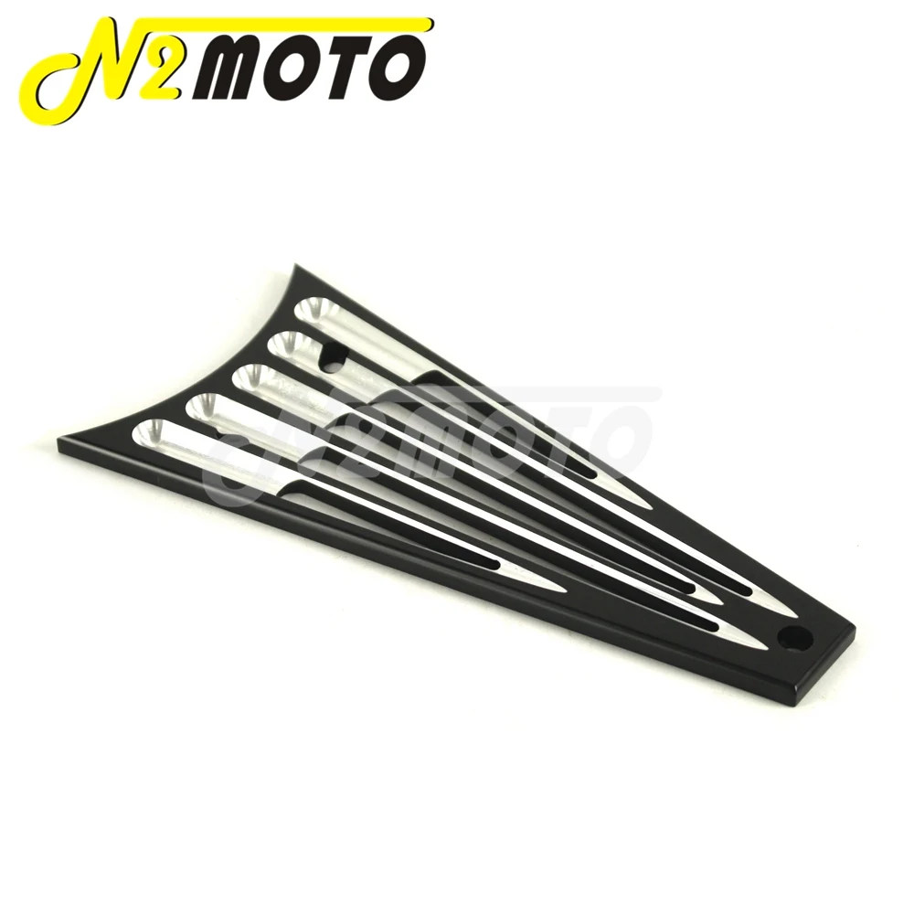 Черная защитная решетка радиатора для мотоцикла Harley Touring Road King Street Glide FLHT FLHX 2009-2013