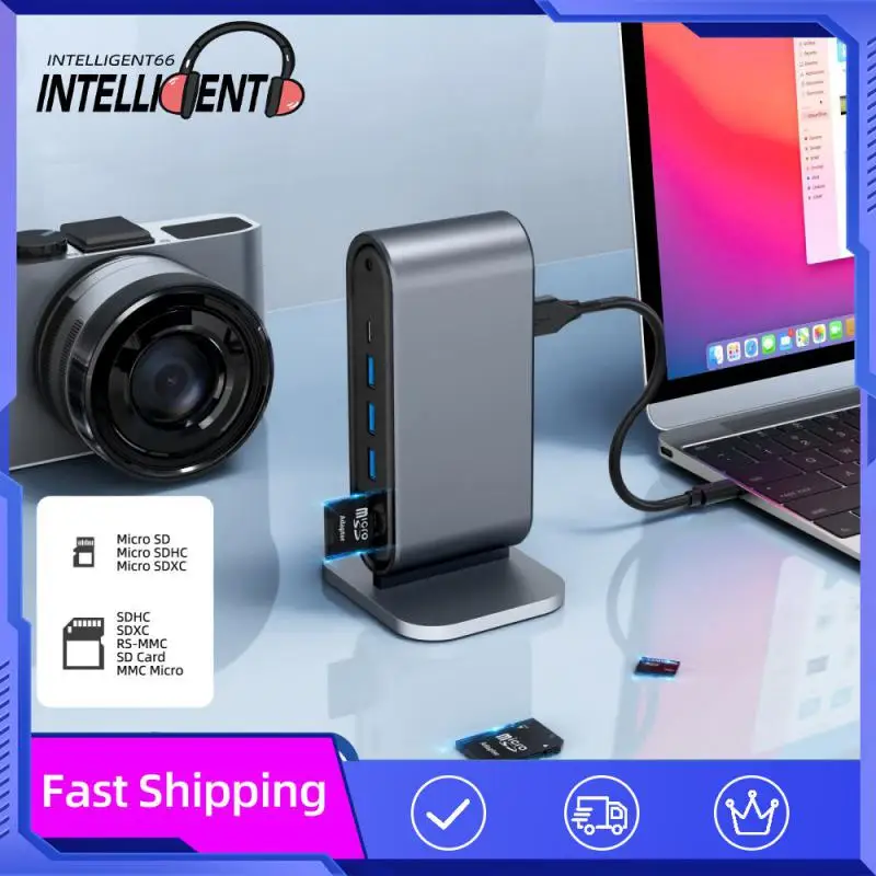 

Usb 3,0 кабельный разветвитель Тип c концентратор с аудио 3,5 мм жесткий диск внешняя док-станция 12-в-1 расширения док-станция Usb 3,0