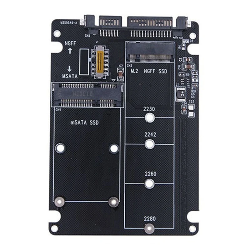 

Переходная карта M.2 NGFF SSD на SATA 3,0, переходная карта MSATA SSD на SATA 3,0, переходная карта 2 в 1, переходная карта, карта адаптера