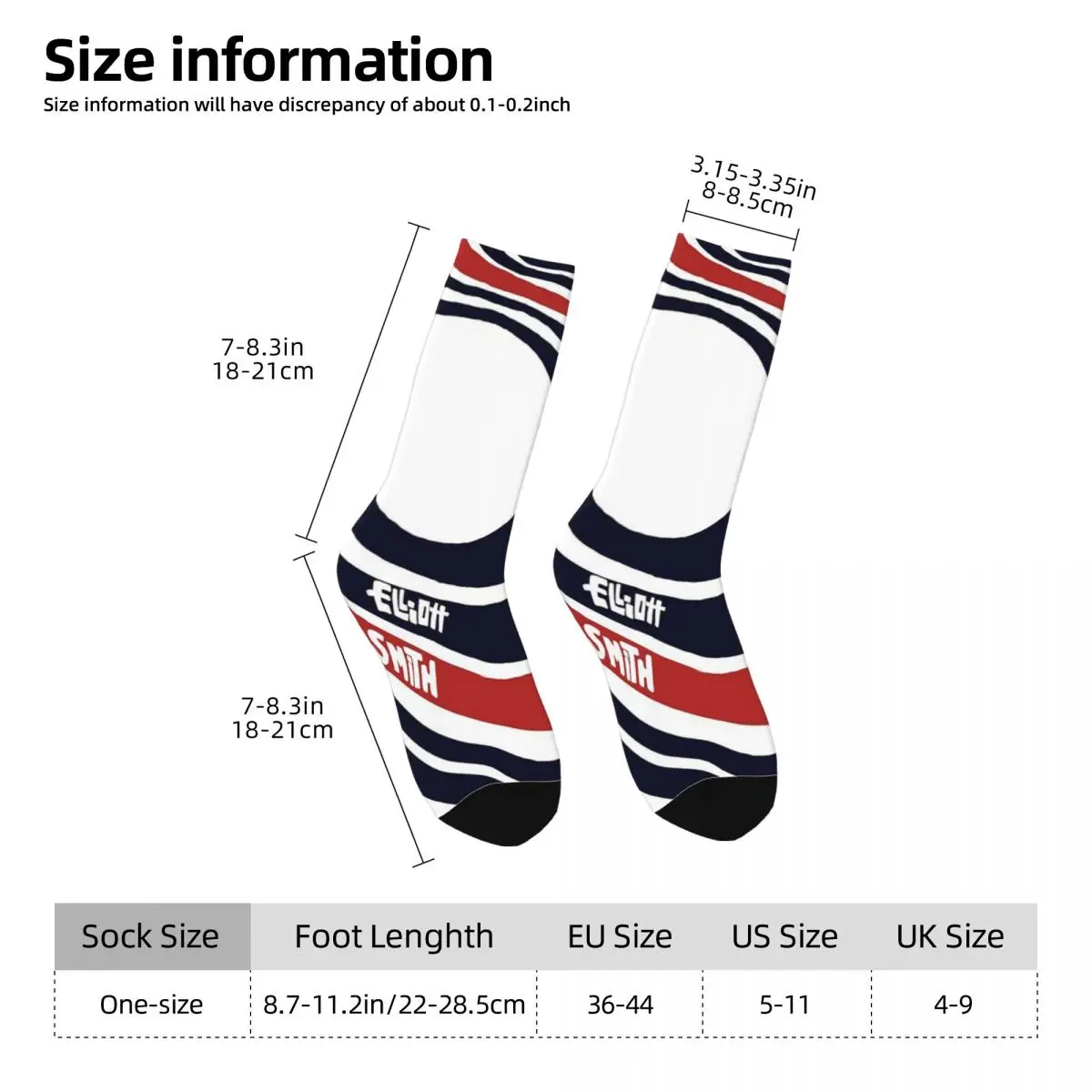 Модные носки в стиле унисекс с 3D-принтом