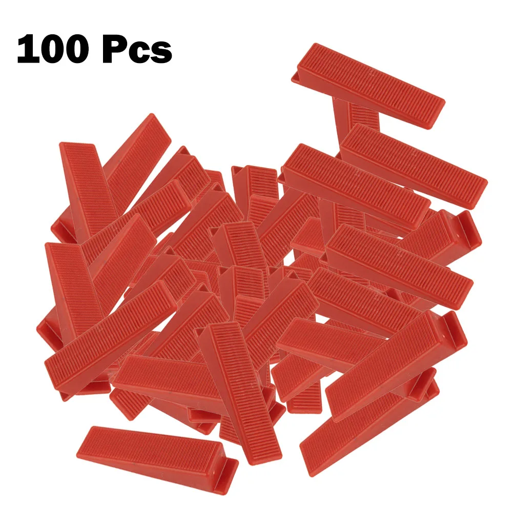 100Pcs Plastic Tile Leveling System Spacers Reusable Positioning Clips Wall Flooring Tiling Tool Tile Spacer Tile Spacers Tiling