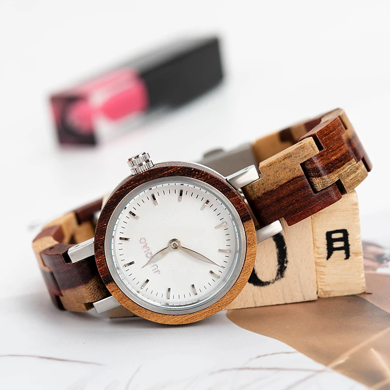 Unique Sandalwood Wooden Watches for Lovers Couple Watch Women Woody Band retro watch 2023 Clock reloj mujer quartz watch Women