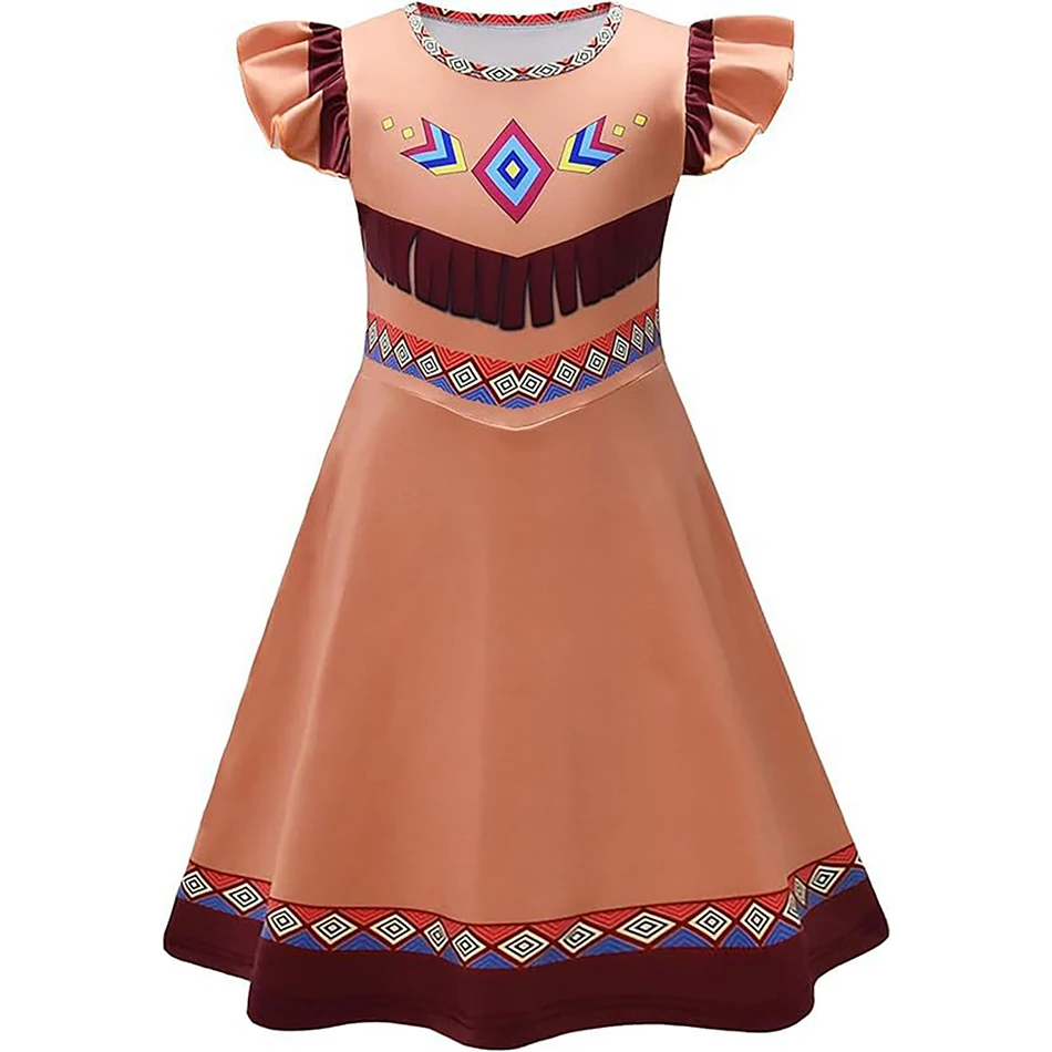 Платье для косплея с мультяшным принтом маленьких девочек в нескольких стилях и