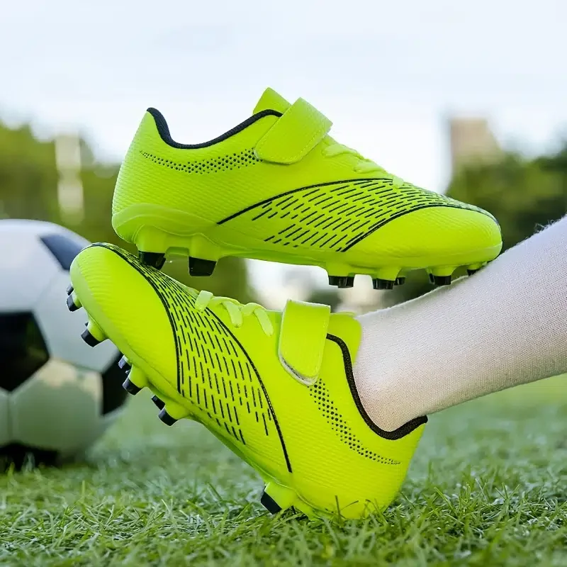 New Kid's Breathable Anti-slip Cleat, Lightweight Durable Softness Sneakers For Outdoor Running Training