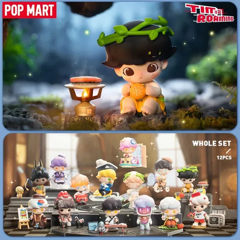 Фото POP MART Dimoo Time Roaming Series Оригинальная коллекционная фигурка-сюрприз в закрытой упаковке, милая аниме-фигурка, украшение, статуэтка №5