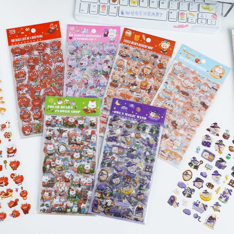 Фото 24PACK/ лот KAWAII кроличья сова носить наклейки животных милые скрапбукер DIY дневник декоративные канцелярские принадлежности наклейки альбом STICK LABEL №3