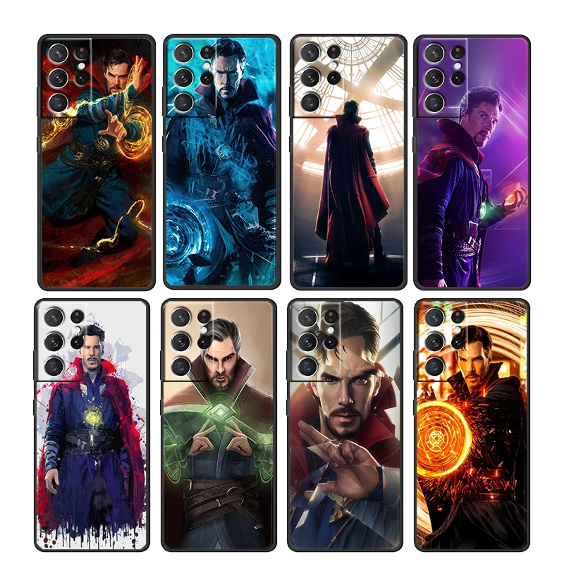 

Marvel Doctor Strange For Samsung Galaxy S22 S21 S20 Ultra Plus Pro S10 S9 S8 S7 4G 5G Soft TPU Black Phone Case Fundas Cover