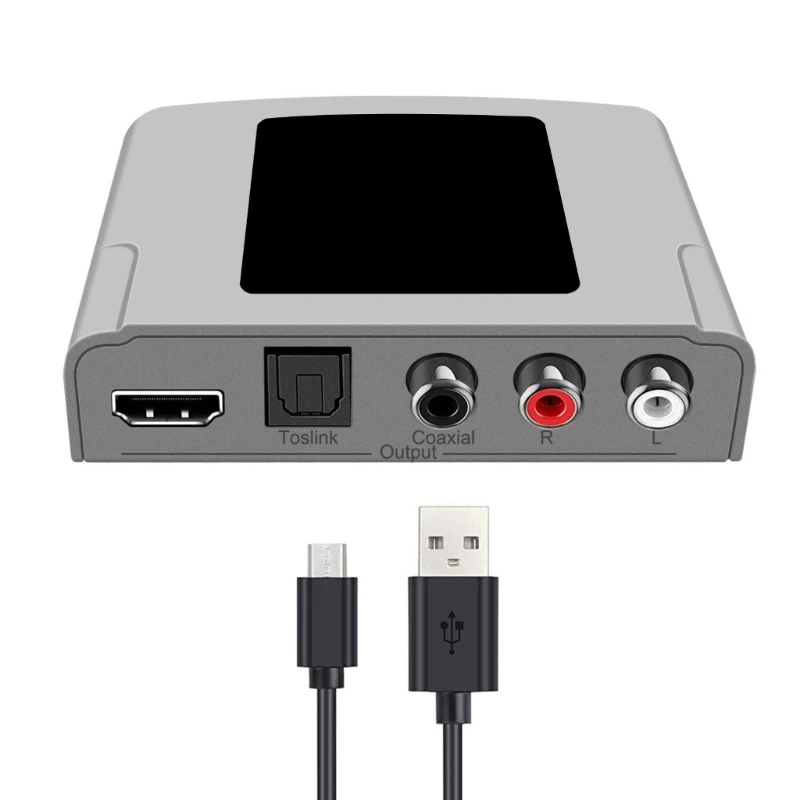 Преобразователь звука HDTV 4K30 Гц поддерживает цифровые форматы с оптическими и