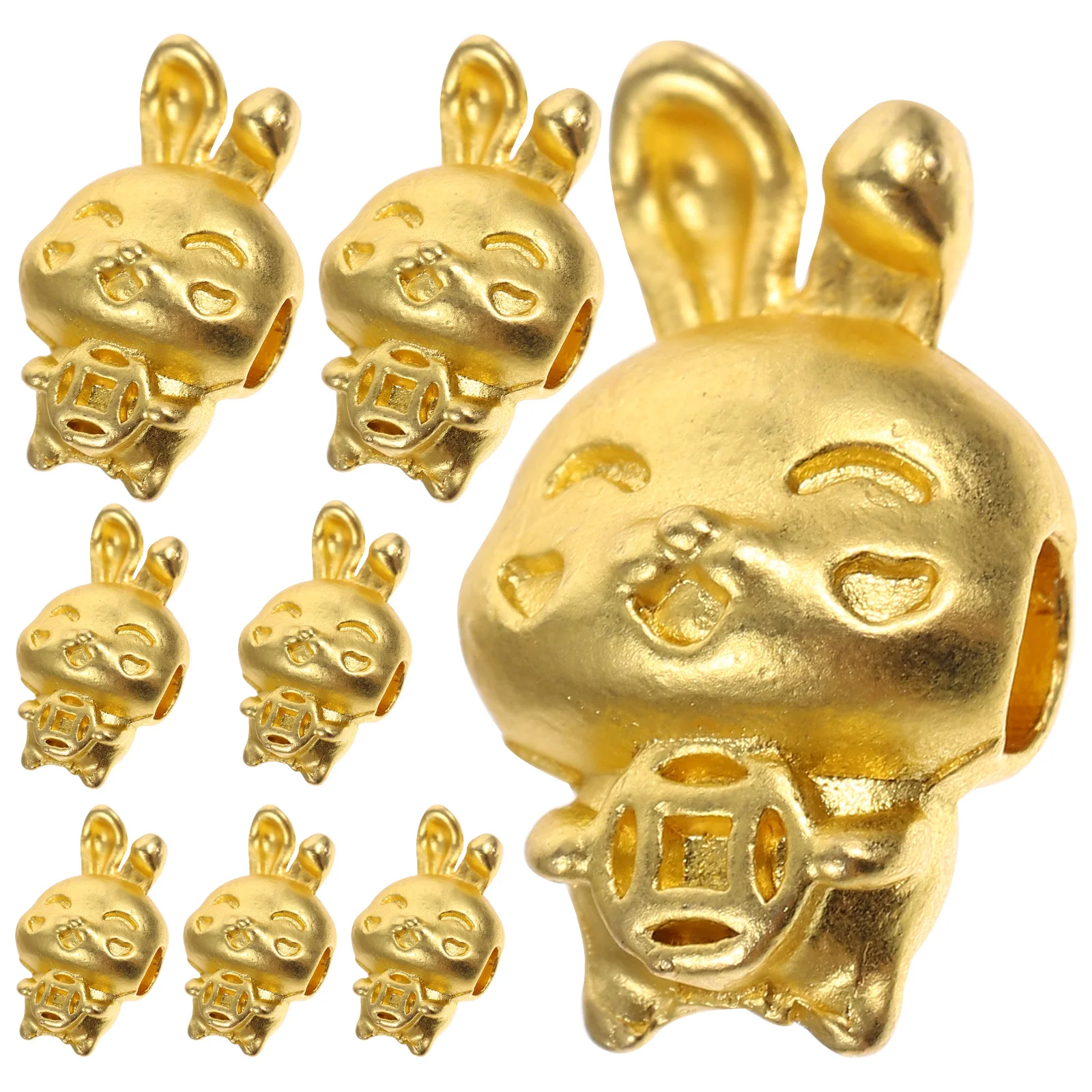 

10 Pcs Shajin Necklaces Gold Pendants Key Copper Jewelry Charms Bracelet DIY Making Accessory Novel