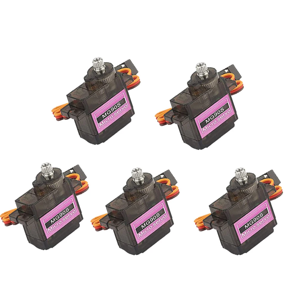 

5pcs / 10pcs MG90S Servo Motor All metal gear For Mini Car Airplane Helicopter Boat Model Toy