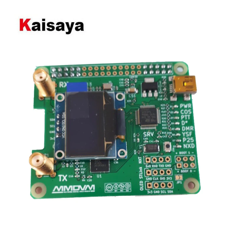 Новинка OLED V1.3 MMDVM_HS_Dual_Hat MMDVM Duplex RX TX UHF VHF Hotspot Board поддержка P25 DMR YSF NXDN для Raspberry pi F8-013 |
