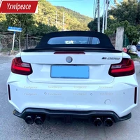 p style real carbon fiber rear trunk spoiler for bmw 2 series f87 m2 f22 2014 2015 2016 2017 spoiler body kit accessories