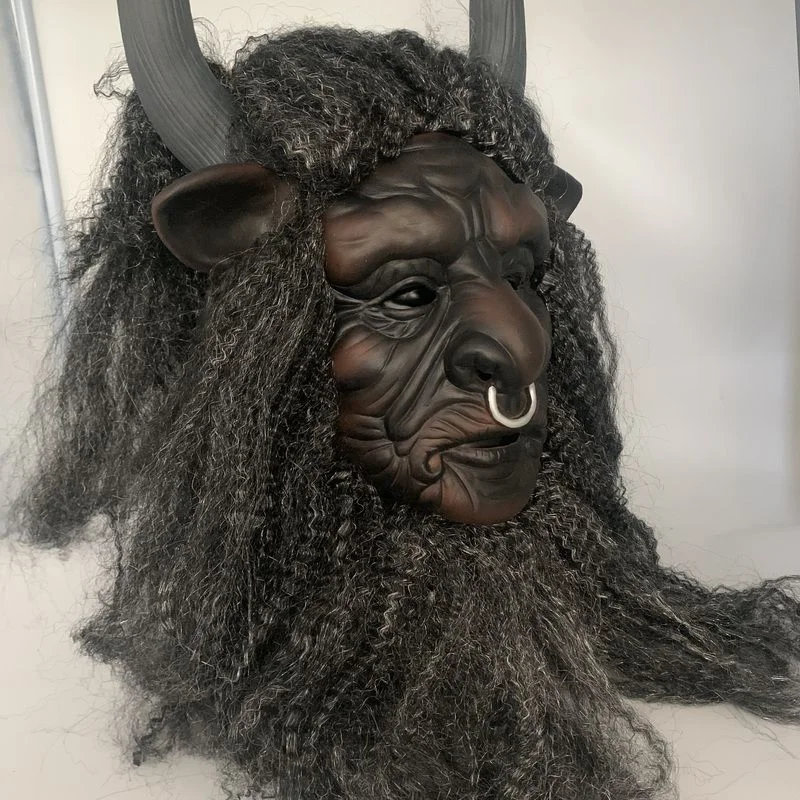 Латексная маска на все лицо для взрослых брендовый костюм Soulman Хэллоуин с большим