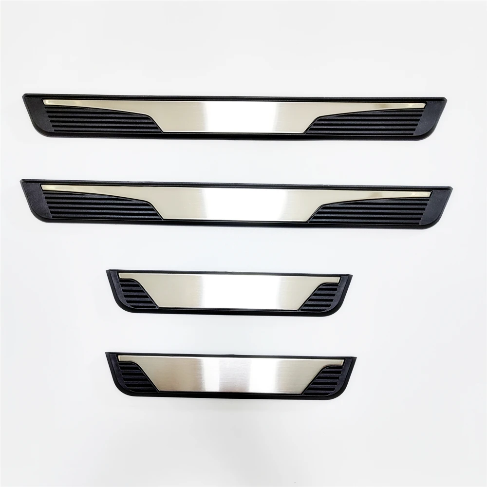 

Для BYD TANG EV SHARK 2021 2022 2023 2024 накладка на порог автомобиля, наклейки из нержавеющей стали, аксессуары для защиты педали