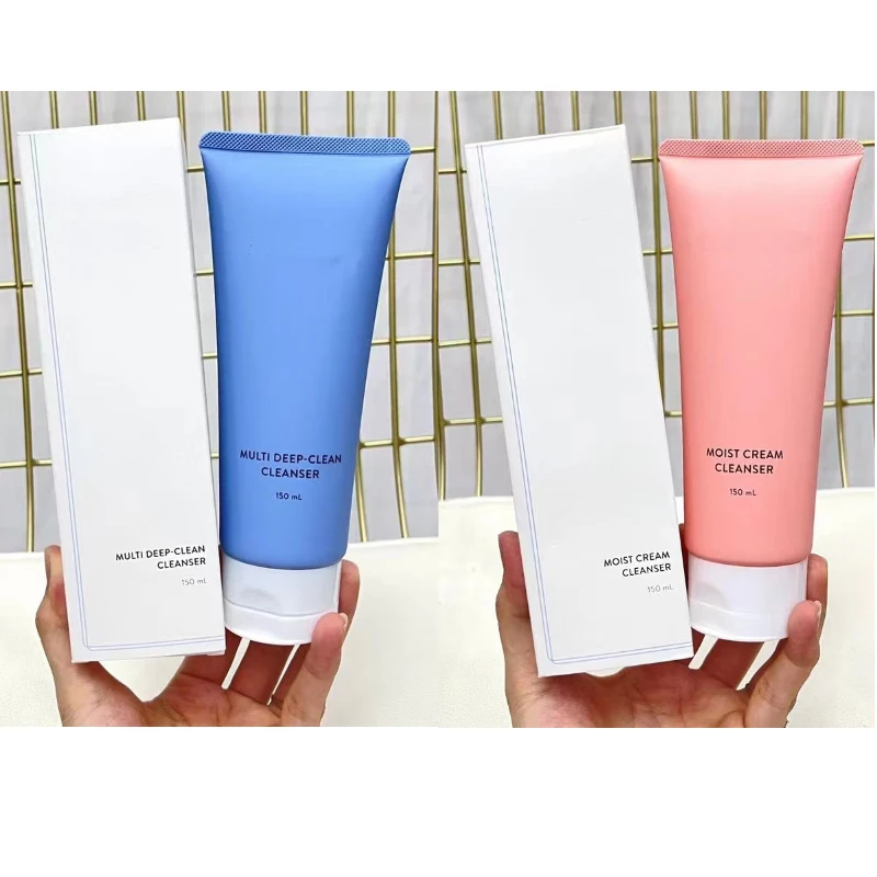

Brand New Face Skincare Multi Deep-Clean Cleanser 150ml Blue Moist Cream Cleanser 150ml Pink 5.0 FL.OZ