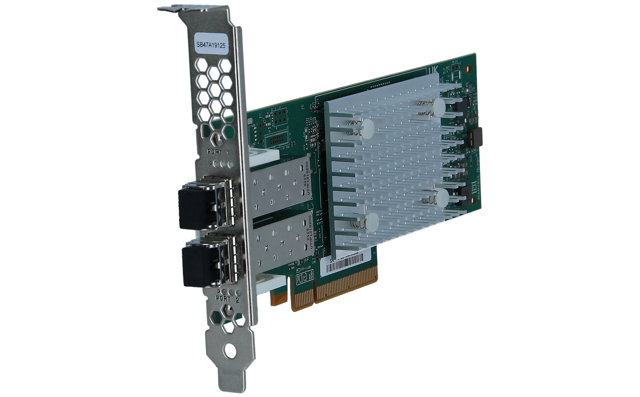 Фото QLogic Новый QLE2742-SR-CK PCIe3.0 X8 2-портовый 32GFC SR-Optic SFP+ Fibre Channel HBA в наличии 00YK542 №2