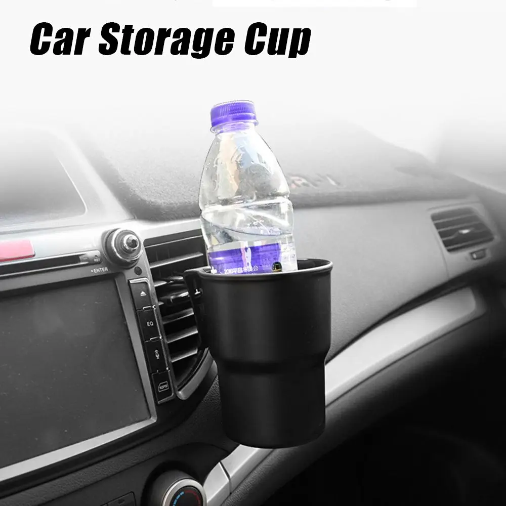 

Air Outlet Clip Multi Position Mounting Plastic Material Small Rubbish Can Mini Trash Bin Cup Holder Car Storage Cup