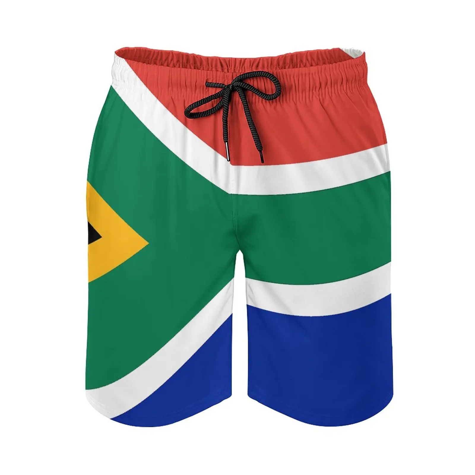 

Пляжные новые дышащие быстросохнущие повседневные пляжные брюки с регулируемым шнурком из аниме Южной Африки свободные эластичные мужские шорты
