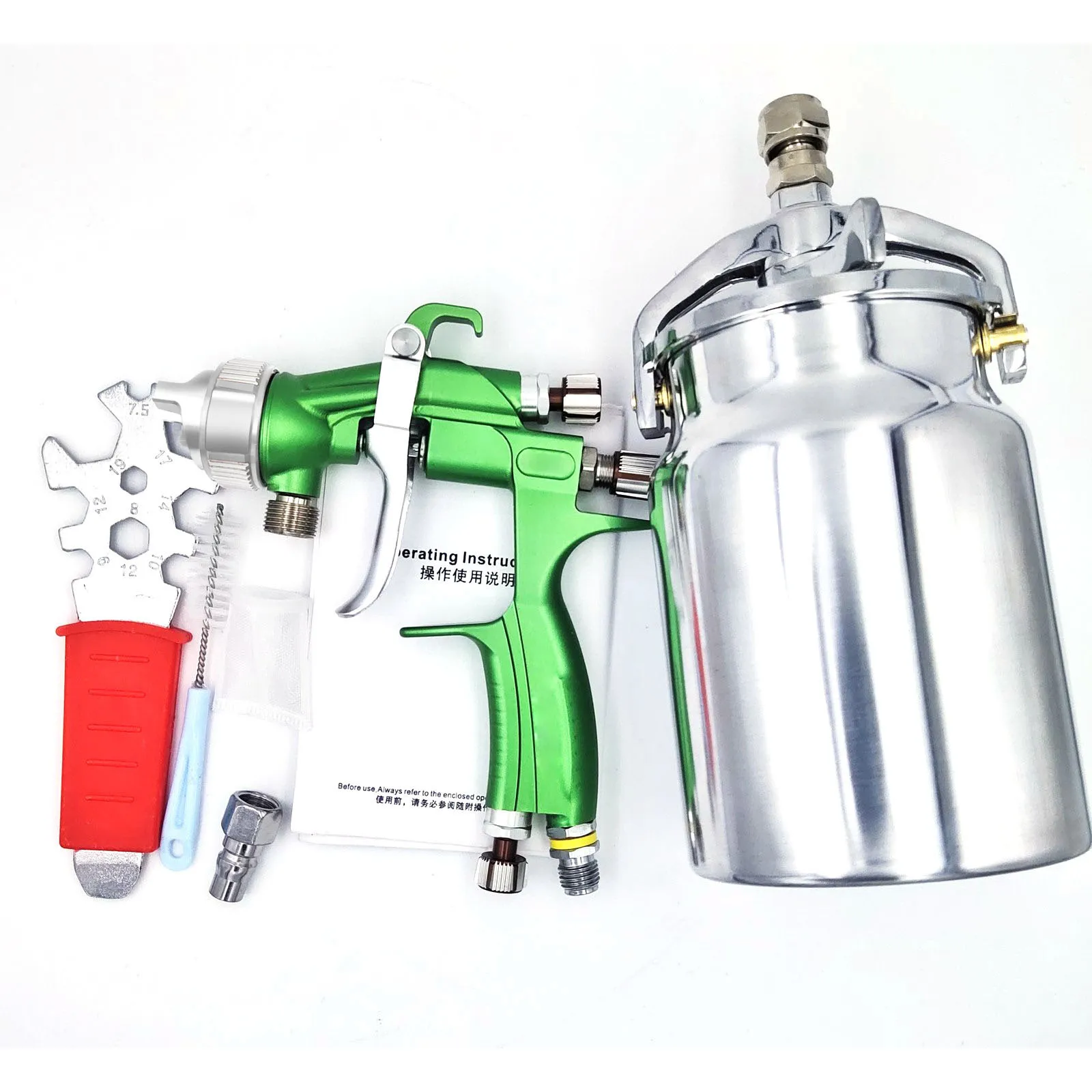 

UVU Lower Pot Paint Spray Gun High Atomization Car Sheet Metal Furniture Finish Sprayer Pneumatic Tool Paint Spray Gun Machine